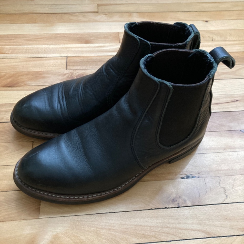 Rare Red Wing Heritage Black Women's Chelsea Boots, Size 7 ½